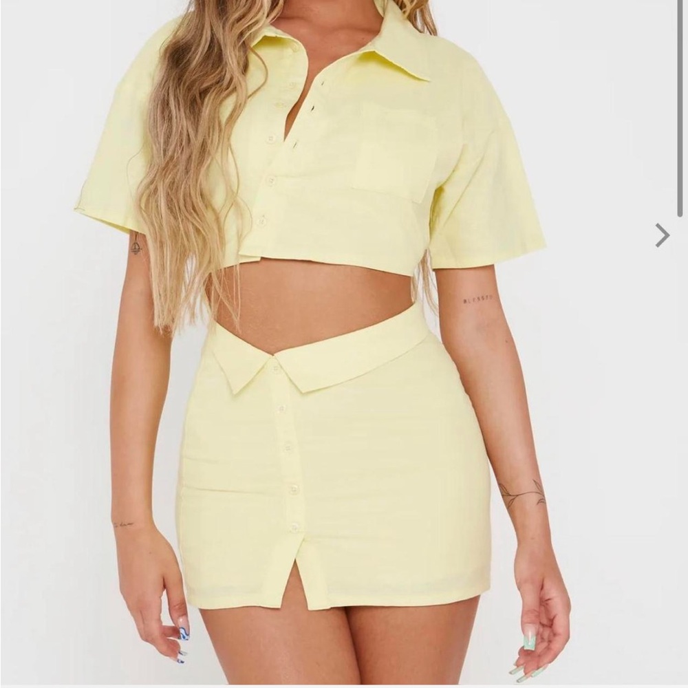 Brand new linen cutout dress